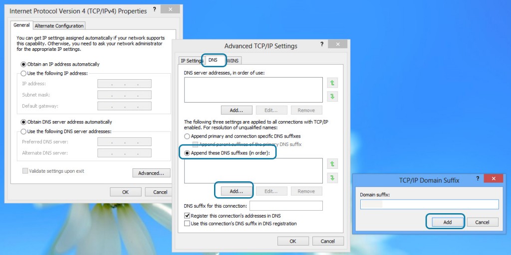 search local domain in /etc/resolv.conf search local domain in /etc/resolv.conf