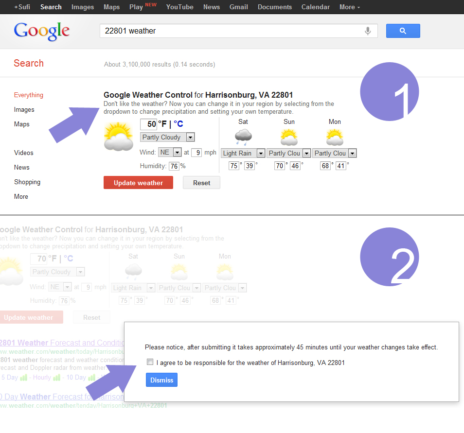 google weather